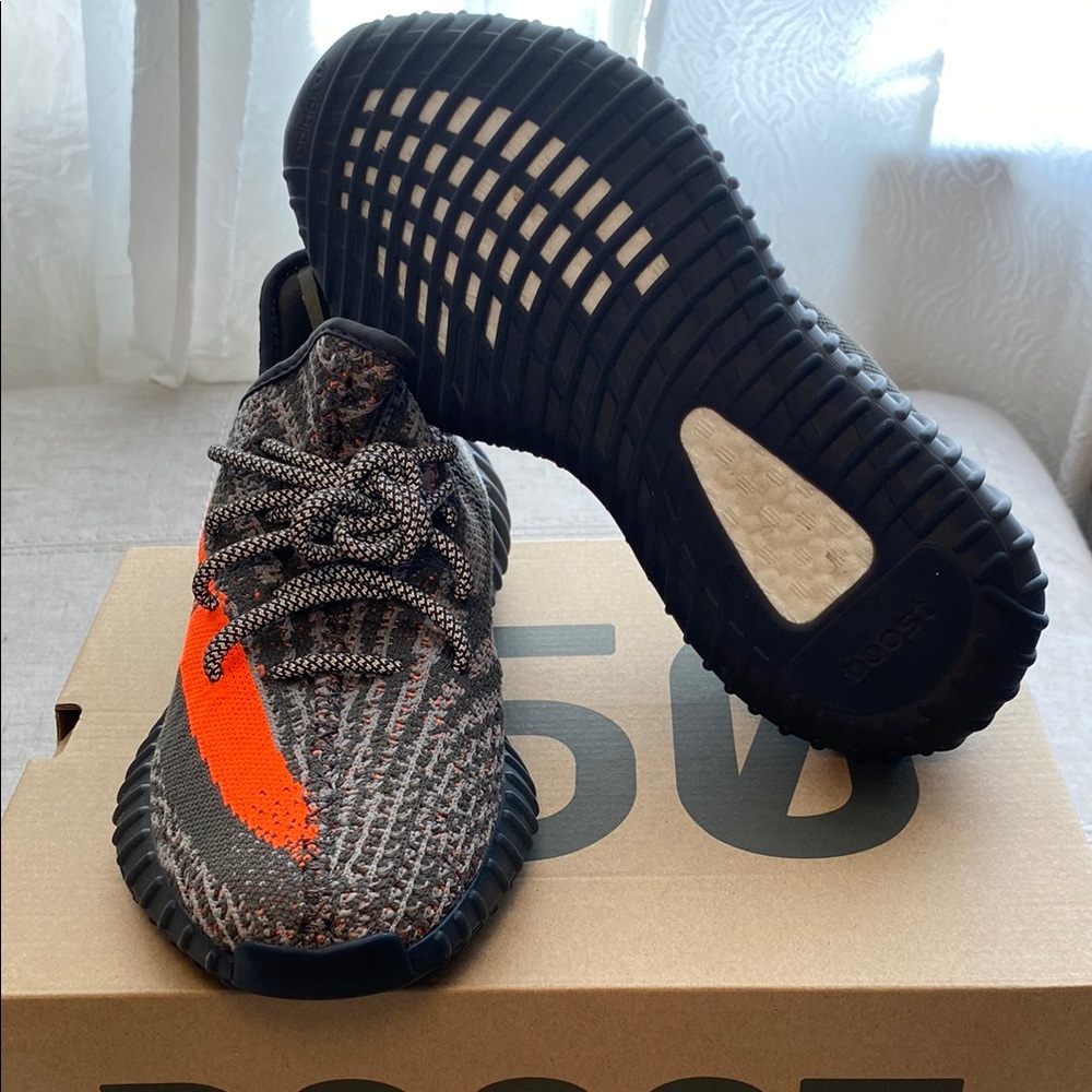 Kids' Stylish Orange and Black Sneakers